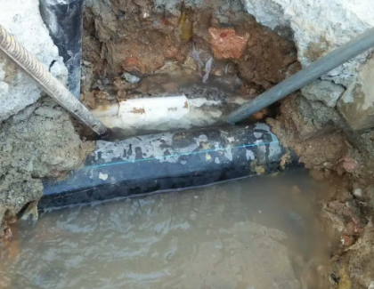新乐测漏水之水管漏水